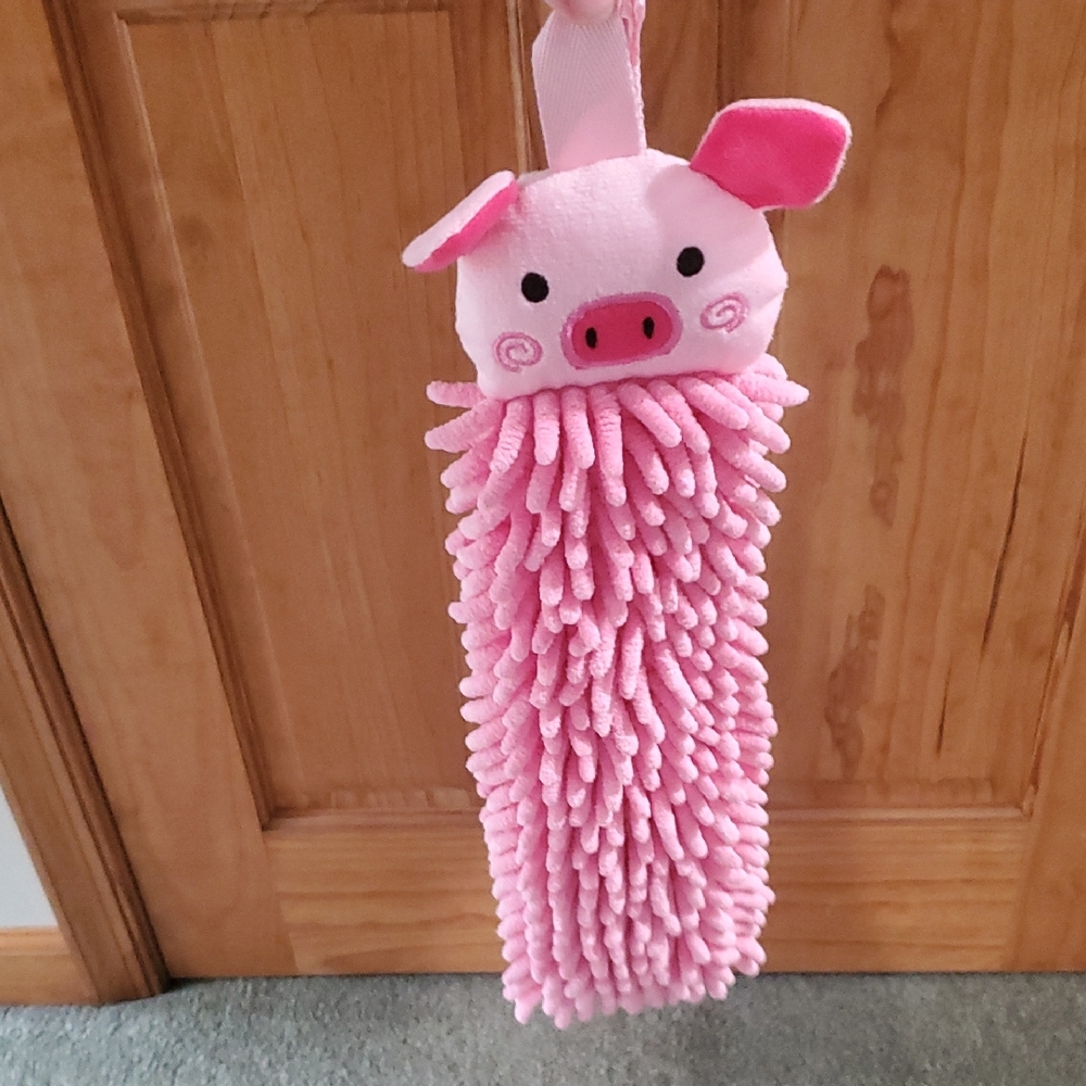 Norwex Pet To Dry Pink Piglet Kids Towel